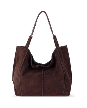 The Sak Los Feliz Large Tote Leather Bag - Brown