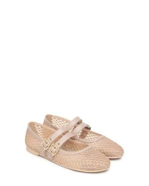 Nero Giardini Mesh Ballet Flat - Pink