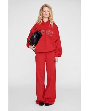 Anine Bing Kacey Sweatpant - Red