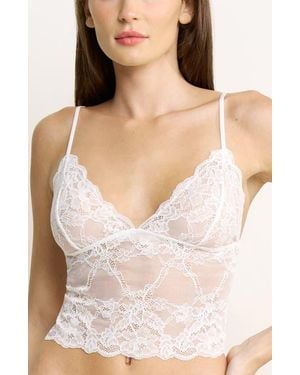 Honeydew Intimates Riot Lace Crop Camisole - Natural