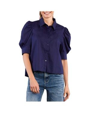 Wash Lab Denim Perfect As Is Shirt - Blue