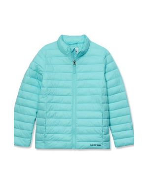 Lands' End Kids Insulated Down Alternative Thermoplume Jacket - Blue