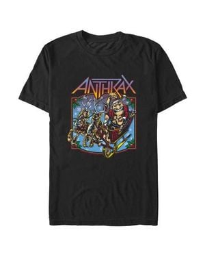 Anthrax Not Sleigh Graphic T-Shirt - Black