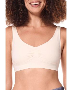 Amoena Becky Wire-Free Bra - Brown