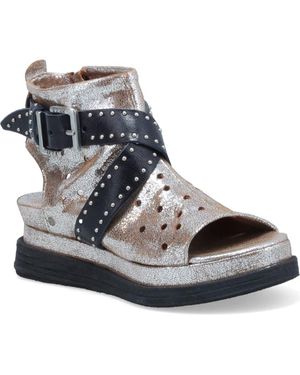 A.s.98 Lorrie Open Toe Bootie - Blue