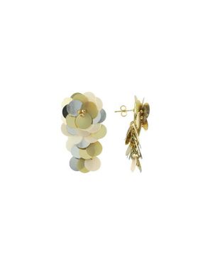 LOTT.gioielli Sequin Waterfall Statement Earrings - Metallic