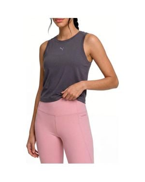 PUMA Cloudspun Sleeveless Performance Tank - Purple