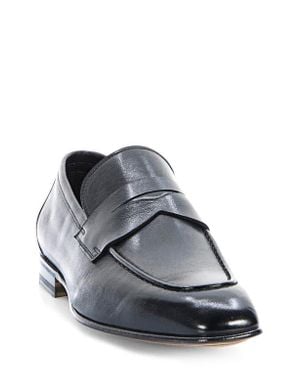 Santoni Gannon Penny Loafer - Gray