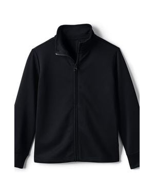 Lands' End Kids Active Performance Full Zip Jacket - Black