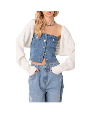 Edikted Anya Shrug - Blue