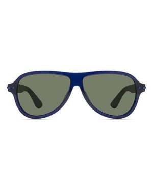 Italia Independent Cemento Sunglasses - Green