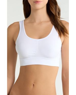 Nordstrom Seamless Tank Bralette - White