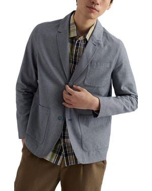 Seasalt Cornwall Dominick Organic Cotton Blazer - Gray