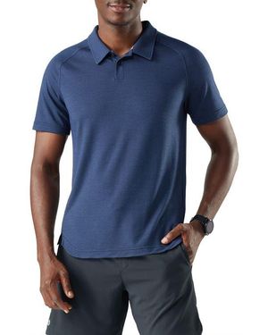 Smartwool Active Mesh Performance Polo - Blue