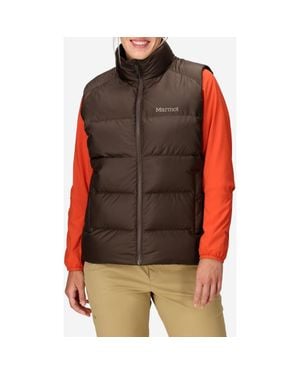 Marmot Guides 700 Fill Power Down Water Repellent Vest - Brown