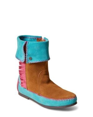 Minnetonka X Stranger Things Holly Wheeler Boot - Blue