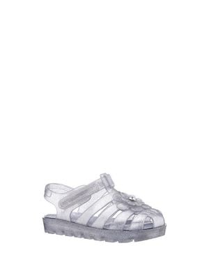 Nina Kids' Waterproof Jelly Fisherman Sandal - White