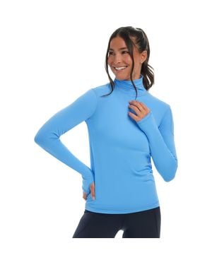BloqUV Long Sleeve Uv Protection Turtleneck Shirt - Blue