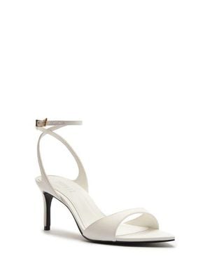 SCHUTZ SHOES Zosia Ankle Strap Sandal - White