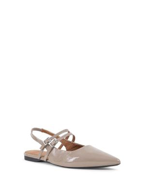 Vagabond Shoemakers Hermine Slingback Pointed Toe Flat - Gray