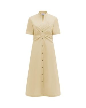 Callas Milano Noor A-Line Shirtdress - Natural