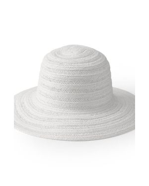 Lands' End Panama Hat - White