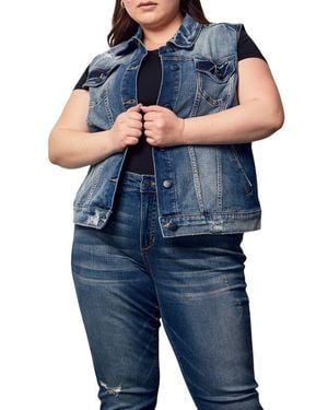 Slink Jeans Denim Vest - Blue