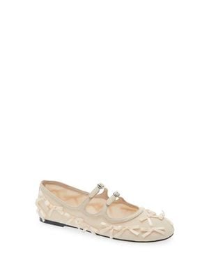 Marc Jacobs The Kiki Ballerina Flat - Natural