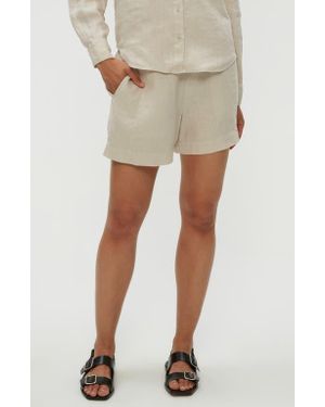 Michael Stars Mavis Pull On Short - Natural