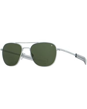 American Optical Original Pilot 55Mm Aviator Glass Polarized - Green