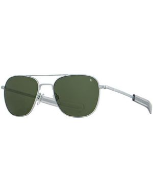 American Optical Original Pilot 55Mm Aviator Nylon Polarized - Green