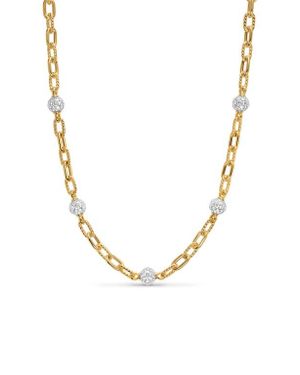 David Yurman Dy Madison Pavé Bead Chain Necklace - Metallic