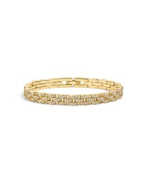 Electric Picks Mini Bennett Crystal Bracelet - Metallic
