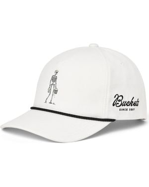 Travis Mathew Lost Buckets Snapback Baseball Hat - White