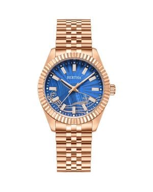 Bertha Marina Ladies Quartz Watch - Blue