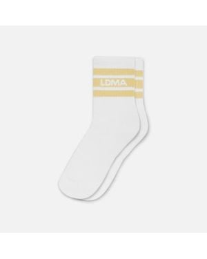 LDMA Mid Sock - White