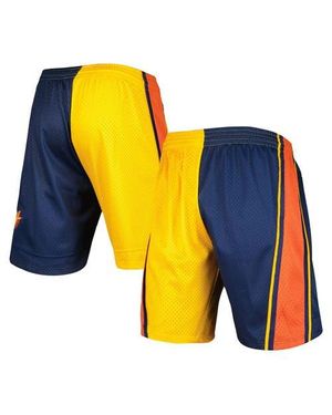 Mitchell & Ness Golden State Warriors Hardwood Classics 2009 Split Swingman Shorts - Blue