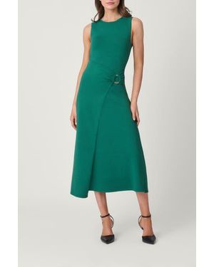 Shoshanna Hardware Knit Janey Dress - Green