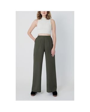 Aam The Label The Tall Wide Leg Pant For Full Hips - Gray
