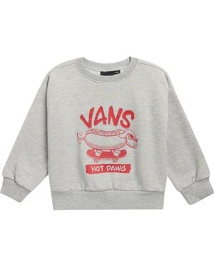 Vans Kids' Hot Dawg Logo Graphic Sweatshirt - Gray