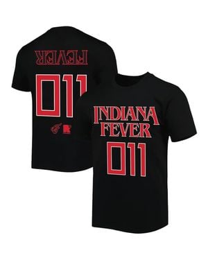round21 Indiana Fever Stranger Things Premium Relaxed T-Shirt - Black