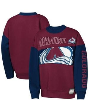 Outerstuff Youth Colorado Avalanche Impact Player Sweatshirt - Red
