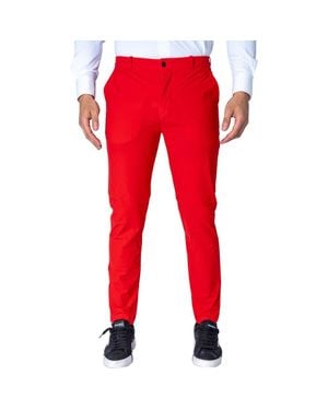 Maceoo Slim Fit Pants - Red