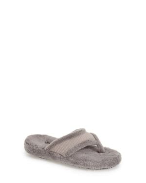 Acorn Waffle Spa Slipper - Gray