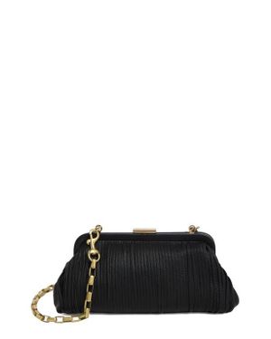 Clare V. Fran Fran Leather Clutch - Black