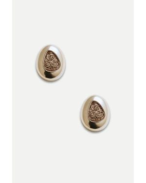DANIELA MILLAN JEWELRY Grace Stud Earrings - Metallic