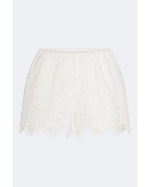 Simon Miller Isa Eyelet Short - White
