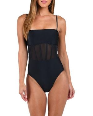 Sunshine 79 Bandeau One-Piece Swimsuit - Black