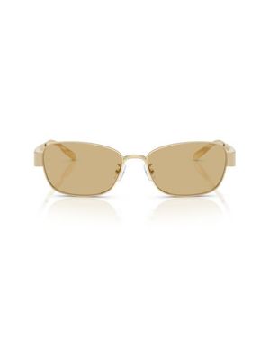Tory Burch 55Mm Rectangular Sunglasses - Natural