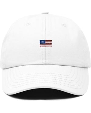 Alix Usa Flag Dad Cap - White